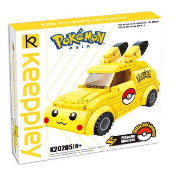 QMAN積木_寶可夢系列_皮卡丘迷你車