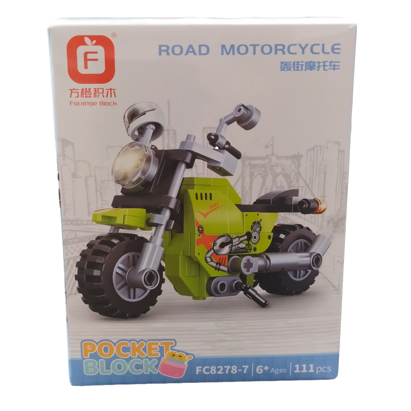 FC8278兩輪車積木D