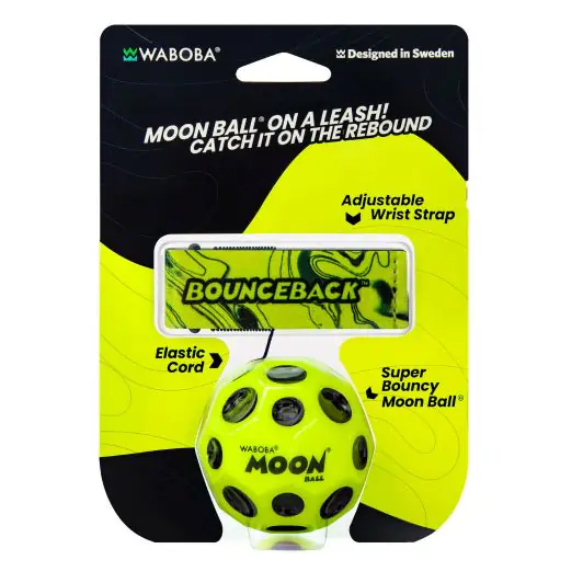WABOBA手腕月亮迴力球 螢光黃