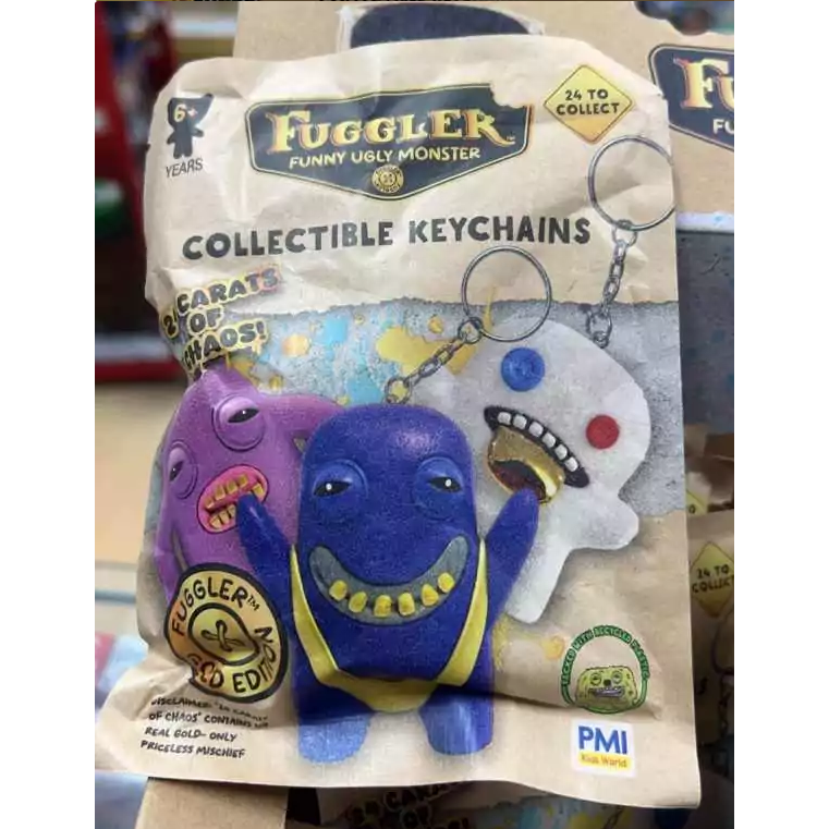 Fuggler 放克牙寶寶鑰匙圈S3 – 金派系列 【單包隨機出貨】