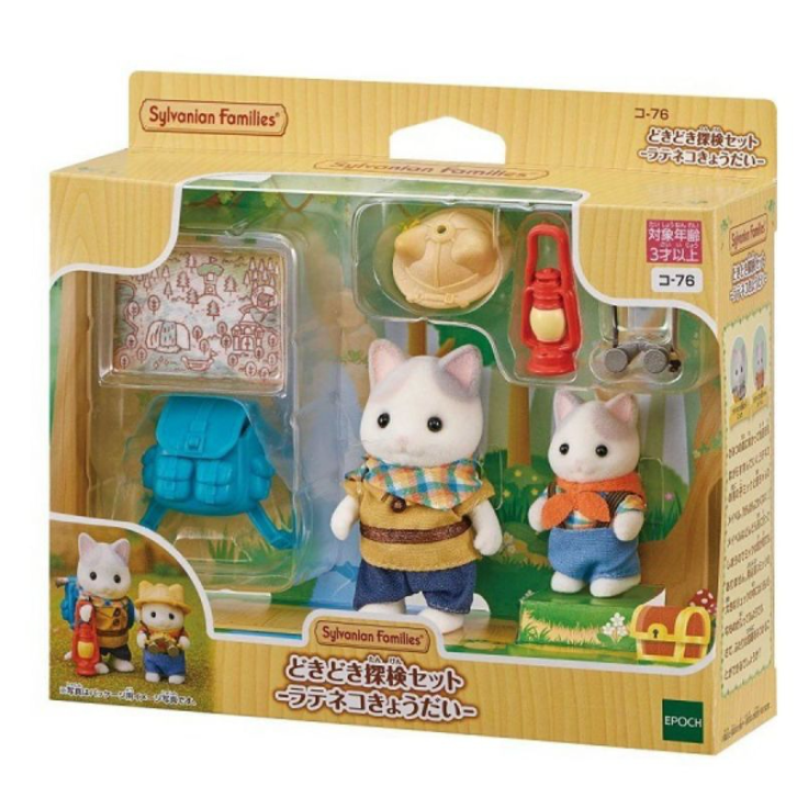 EPOCH 森林家族 拿鐵貓森林探險組